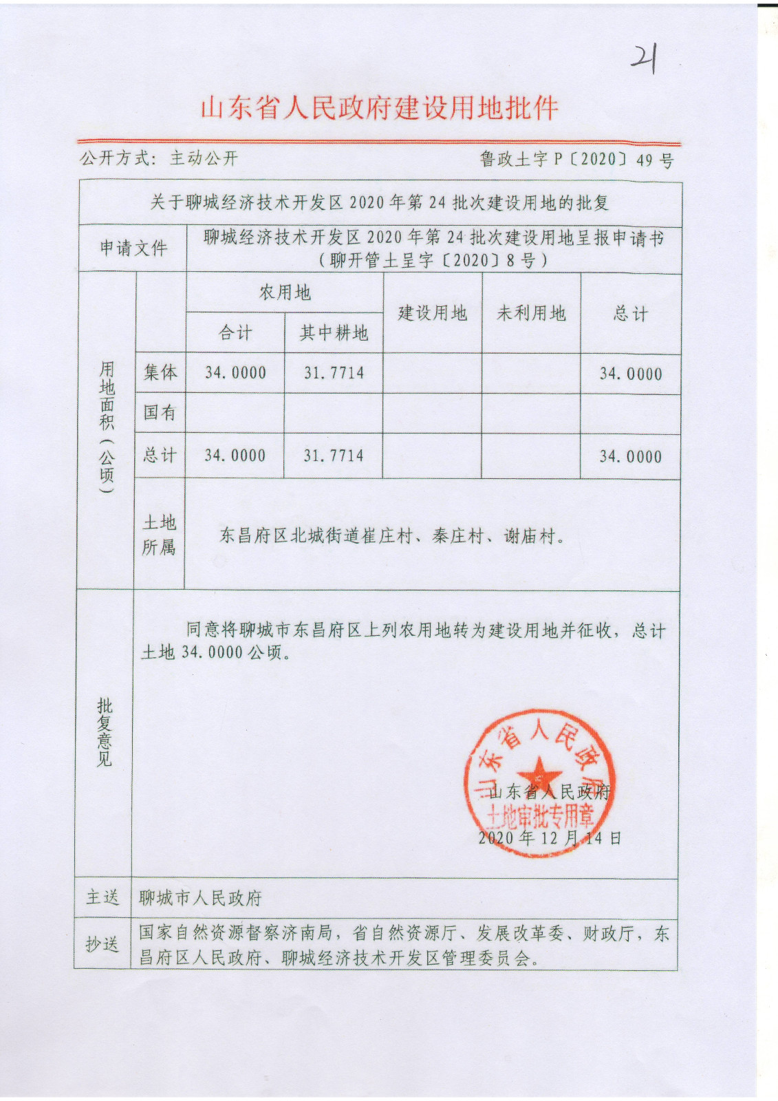 关于聊城经济技术开发区2020年第24批次建设用地的批复.jpg